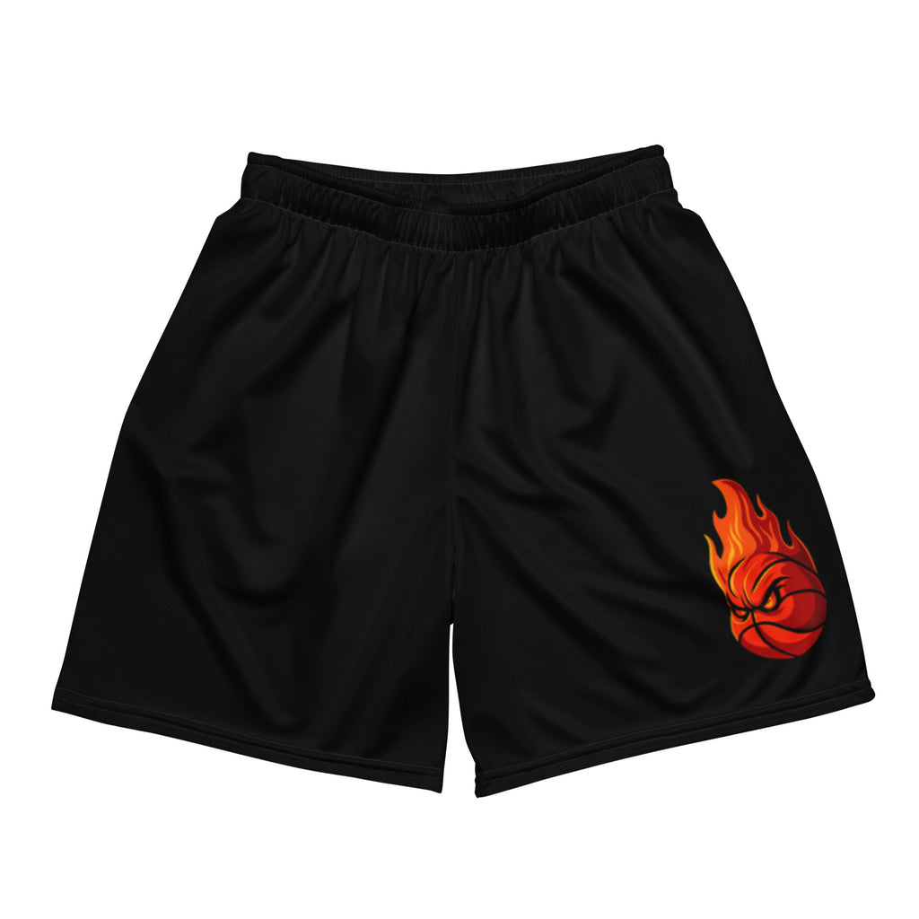 OTC Mesh Shorts black worn front view – Off The Chain basketball streetwear Australia