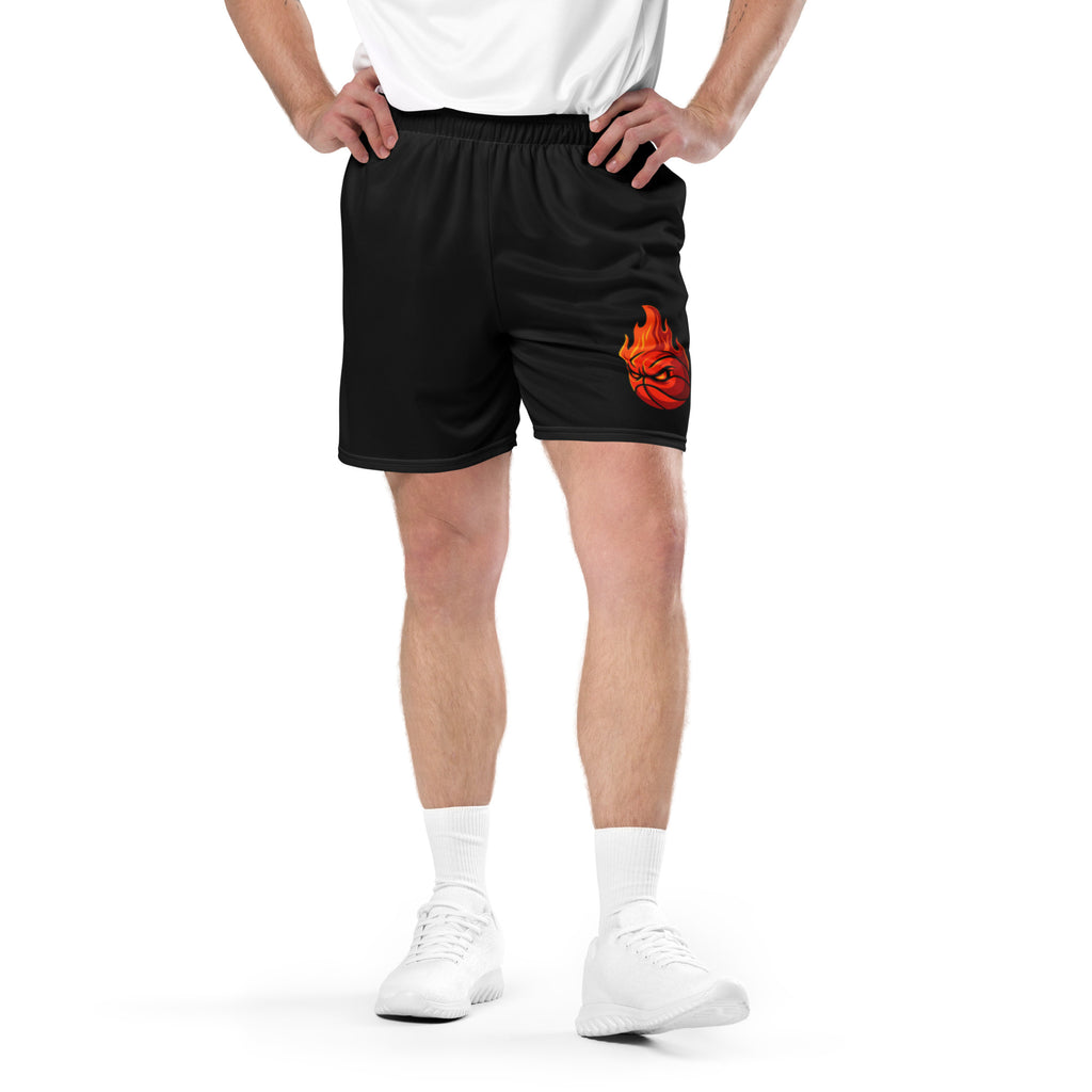 OTC Mesh Shorts black worn back view – Off The Chain basketball streetwear Australia