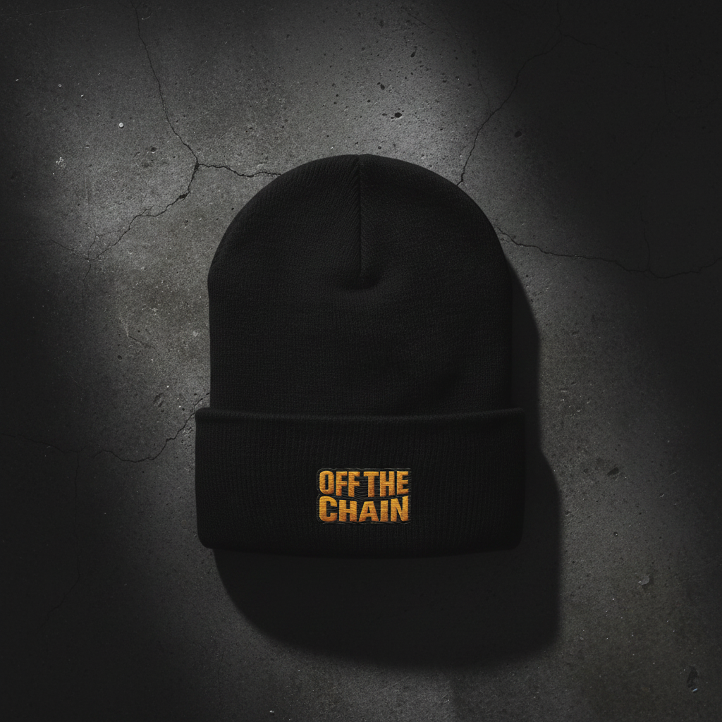 OTC Cuffed Beanie black – Off The Chain basketball streetwear Australia