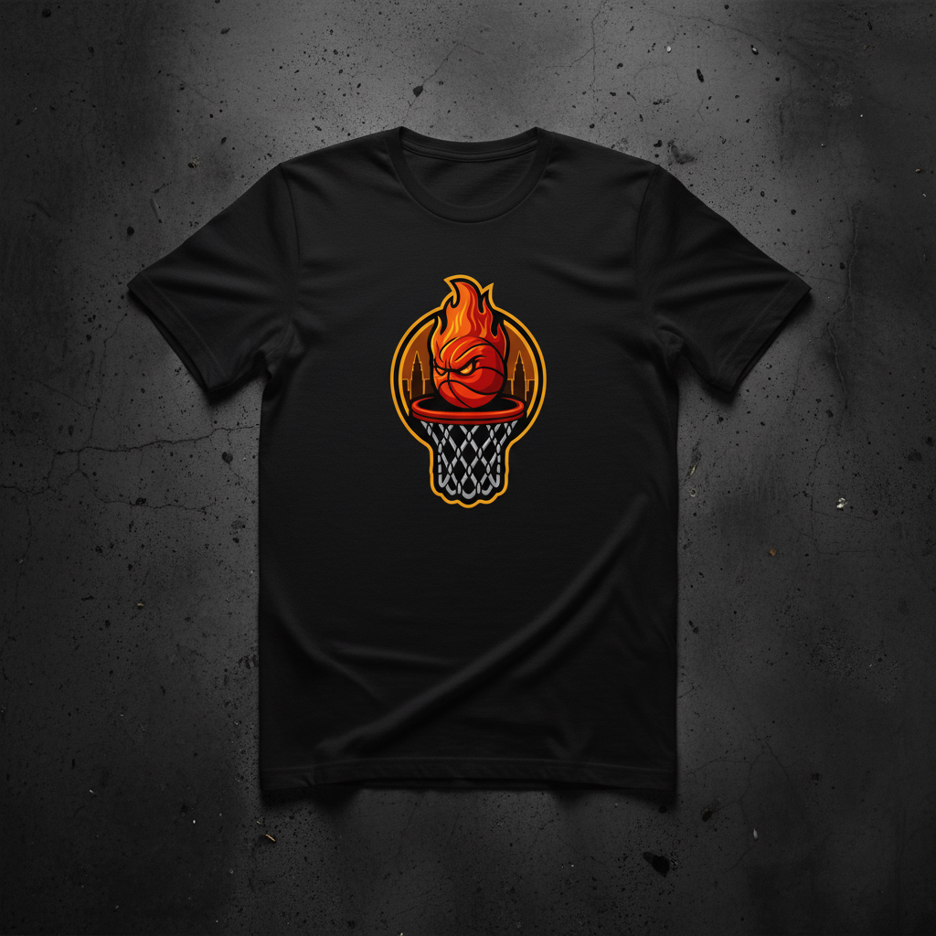 OTC Fitted Tee black – Off The Chain basketball streetwear Australia