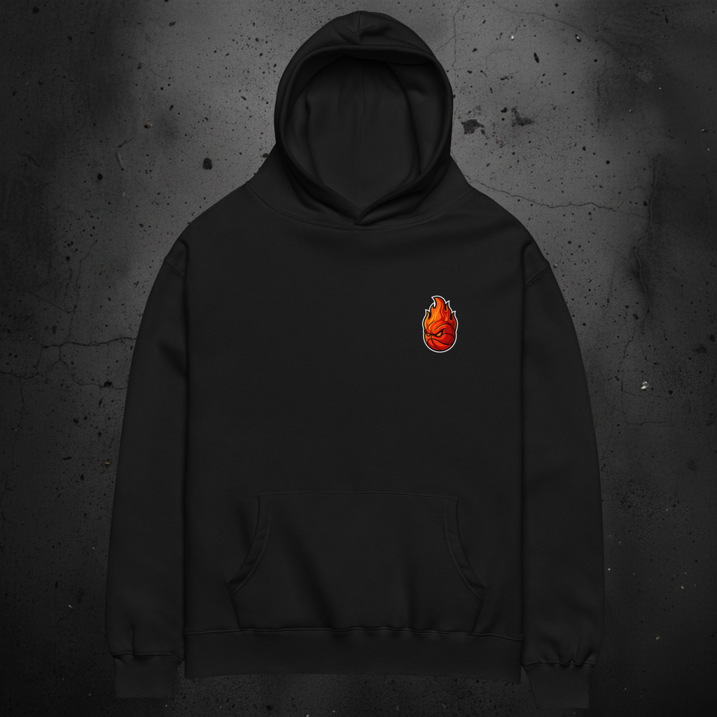 OTC Full Court Hoodie black back – Off The Chain basketball streetwear Australia