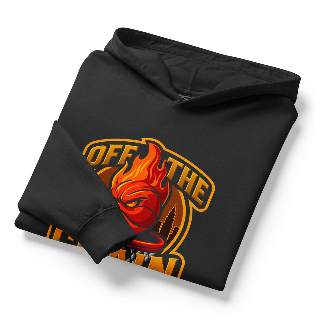 OTC Youth Hoodie black front – Off The Chain basketball streetwear Australia